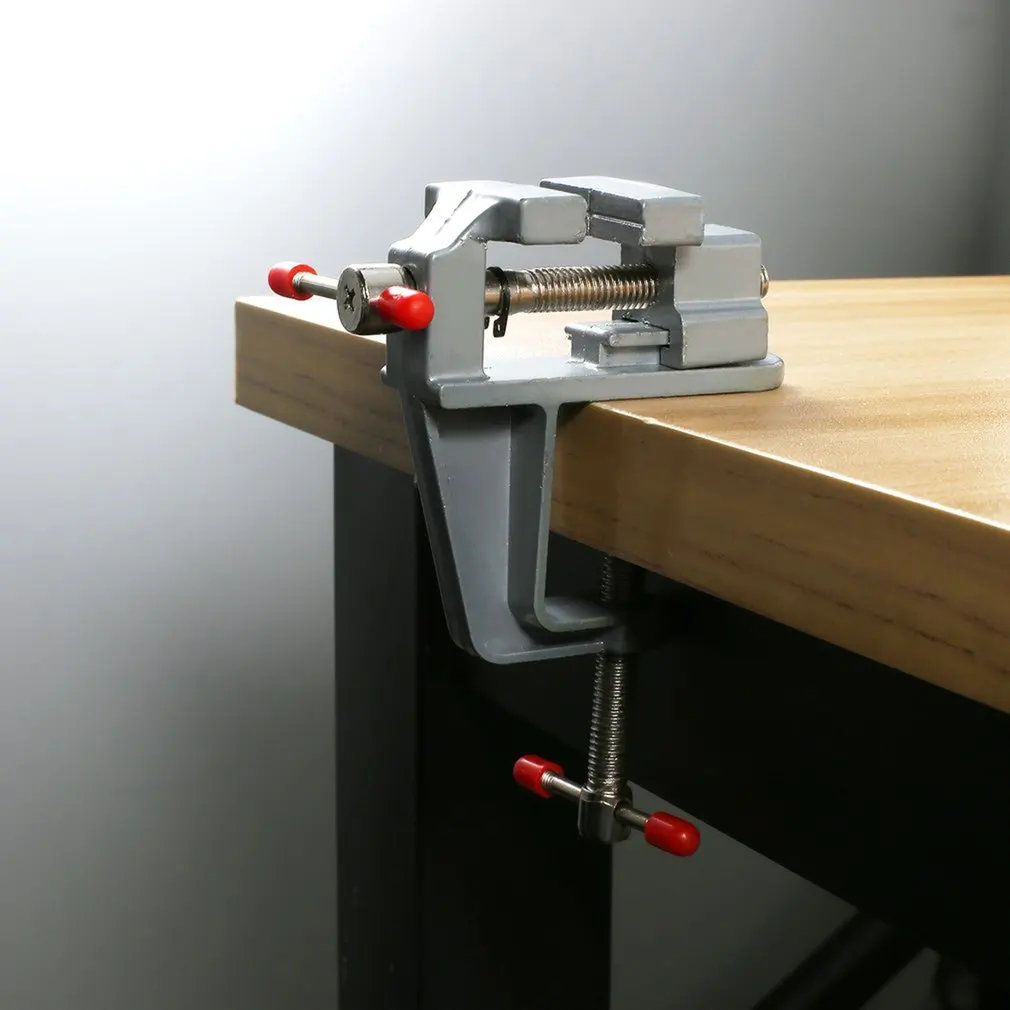 

Aluminum Mini Table Clamp Small Bench Vice Welding aids Clamps DIY Mold Craft Repair Tool Portable Work Bench Screw Vise