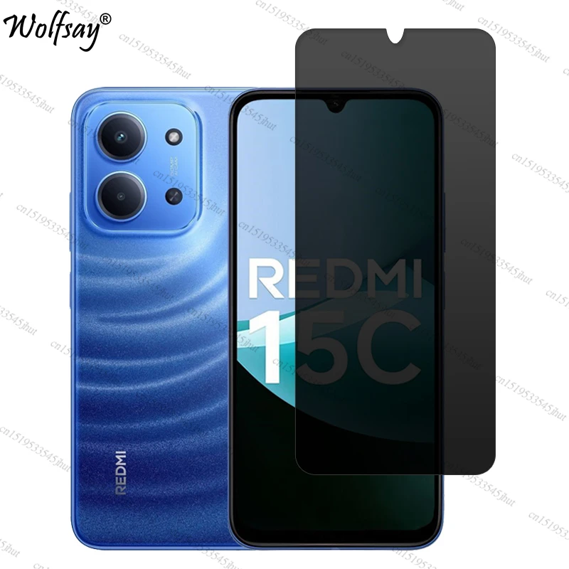Фото Защитная пленка для экрана Xiaomi Redmi 15C, противошпионское закаленное стекло для Redmi 15C, стекло камеры для Redmi 15C, стекло 6,9 дюйма №2
