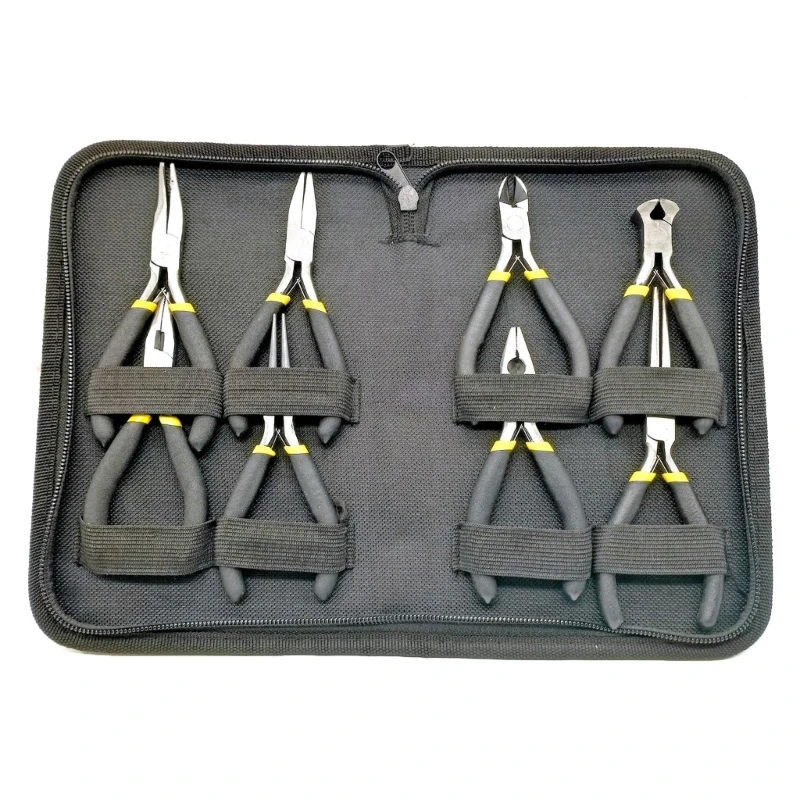 

8PCS Mini Jewelry Pliers Carbon Steel Jewelry Plier Sets Flat Nose / Sharp-Nose DropShipping