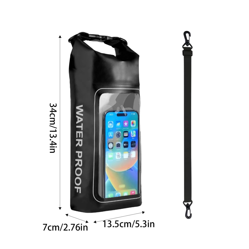 Сумка для плавания из ПВХ водонепроницаемая 2 л