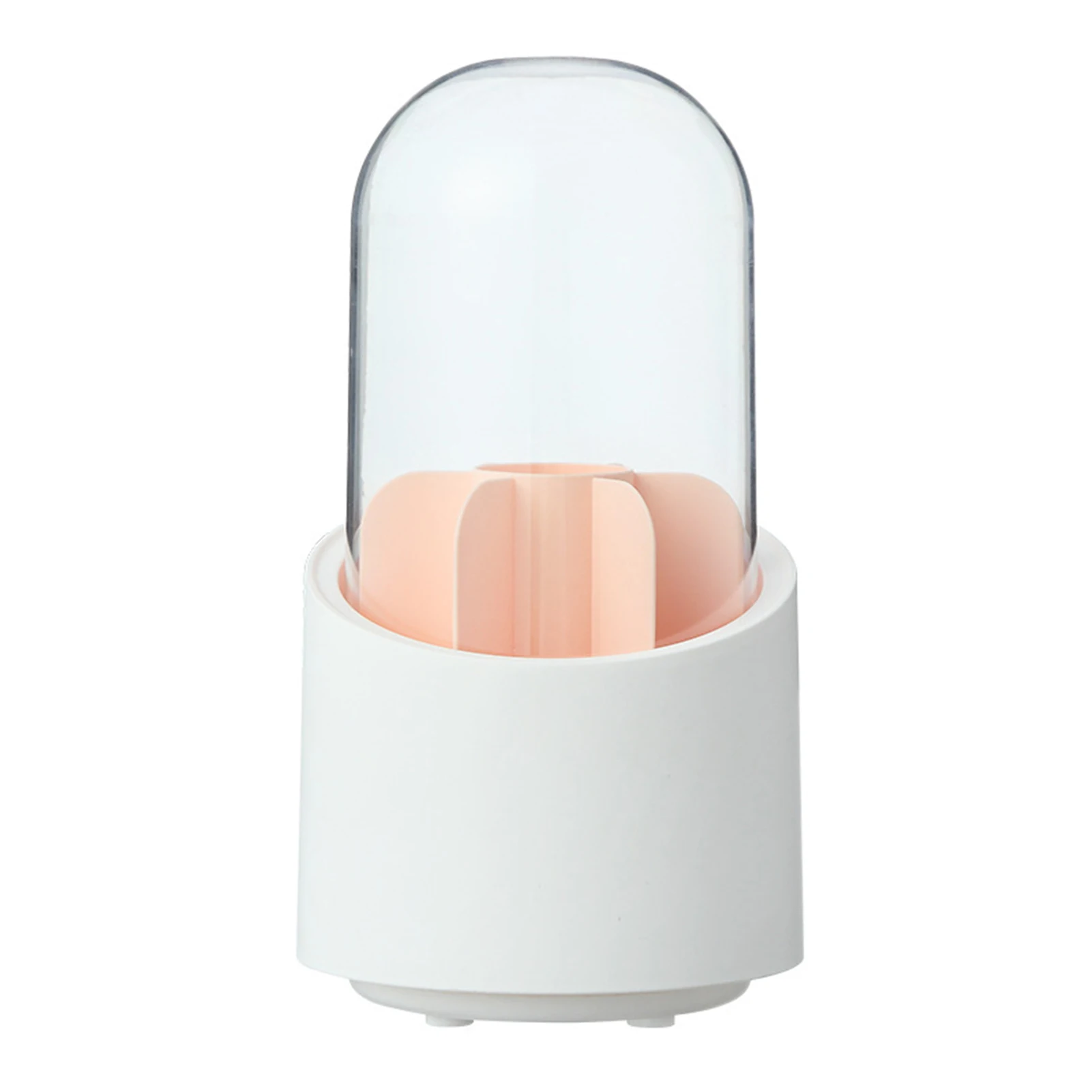 

Desktop Organizer Plastic Storage Box 360 Degree Rotating 7 Compartments With Cover Pencil Holder Easy Clean Large Capacity