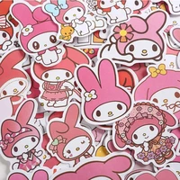 100pcs childrens cute cartoon material my melody stickers suitable for phablet computer luggage water cup stickers