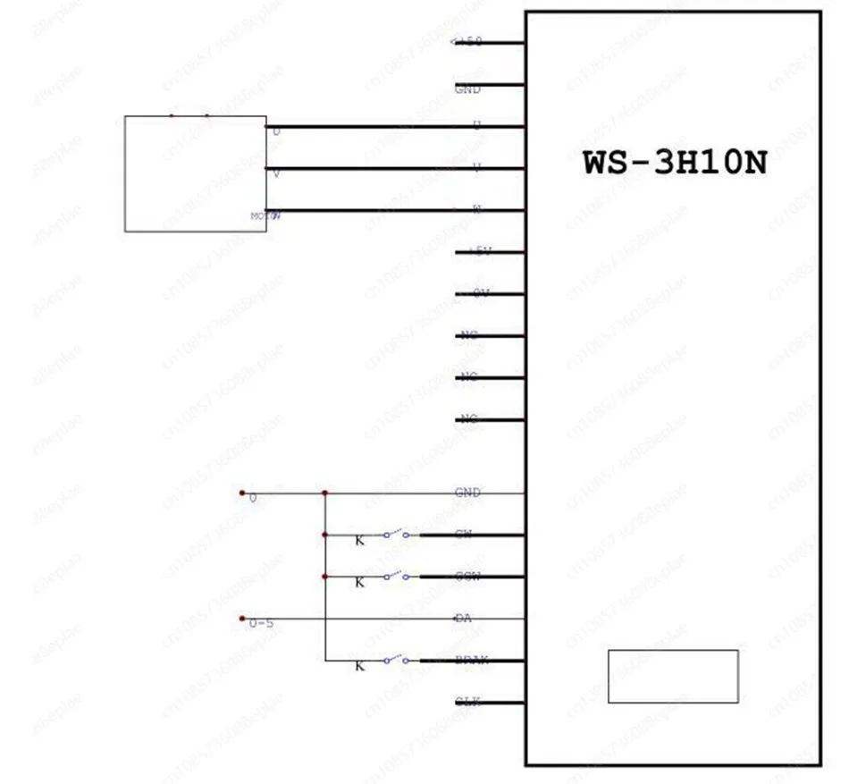 WS-3H10N DC20V-50V 15A Высокопроизводительный бесщеточный контроллер драйвера двигателя