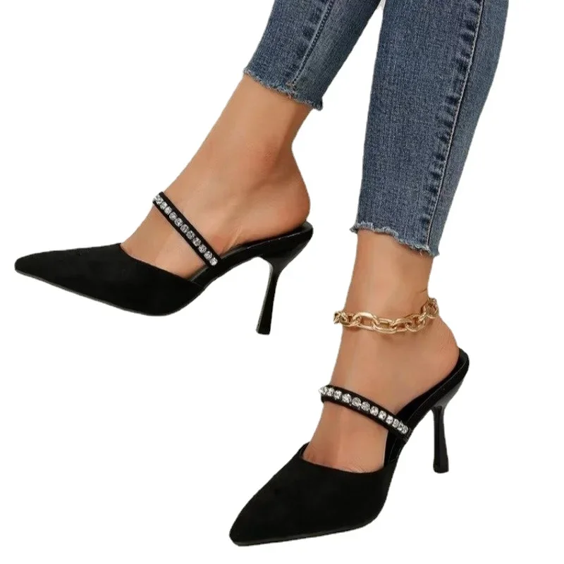 Туфли женские на высоком каблуке туфли-лодочки шпилька заостренный носок