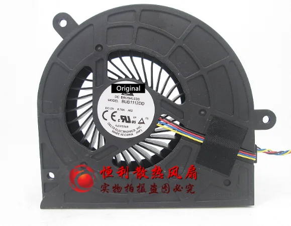 Оригинальный 100% рабочий 4-проводной серверный вентилятор охлаждения для Delta BUB1112DD DC 12V 0.70A