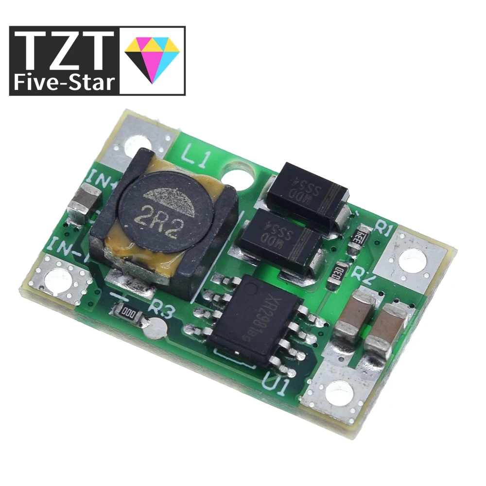 Фото TZT 5V 3A 9V 1A 12V 1A DC-DC повышающий модуль питания усилитель модуля питания регуляторы напряжения преобразователь быстрой зарядки стабилизатор №1