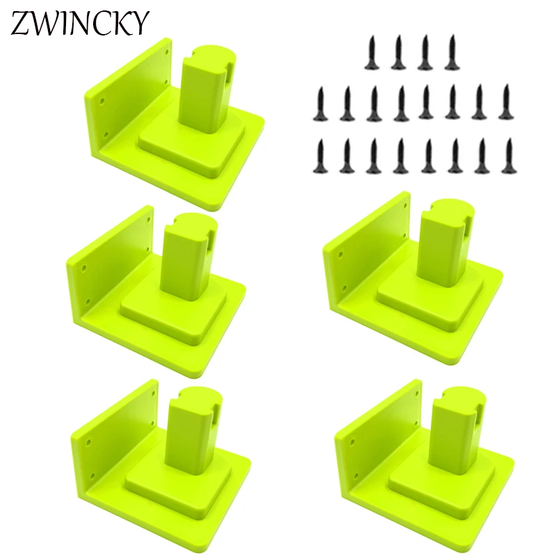 ZWINCKY 1/2/5Packs FOR Ryobi Holder 18V Battery Adapter Drill Mount Dock Case Suitcase For The Power Tools Storage Accessories