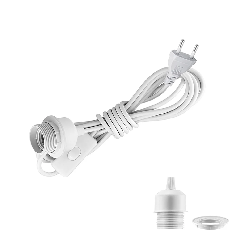 

Кабели шнура питания E26 E27 1.8м 3.5м 6м с переключателем