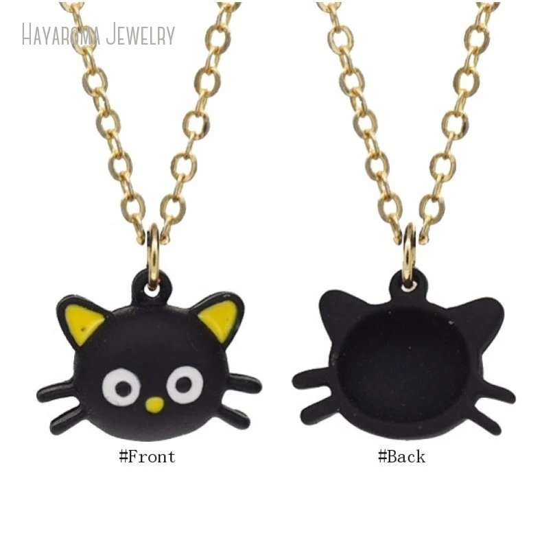 10 шт. металлическая цепочка золотого цвета ювелирные изделия животное кошка медь