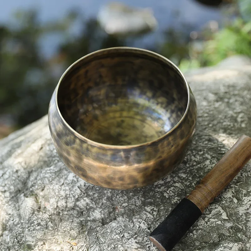 Винтажная Поющая чаша ручной работы профессиональные тибетские чаши из Непала