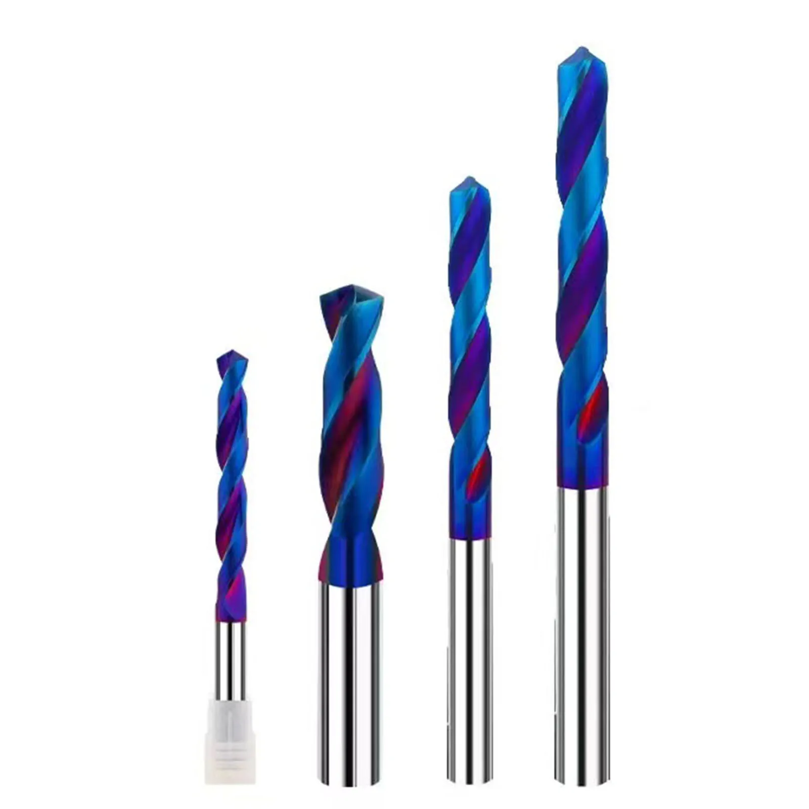 HRC65 ° твердосплавное нано-покрытие спиральное сверло удлинение Инструменты для