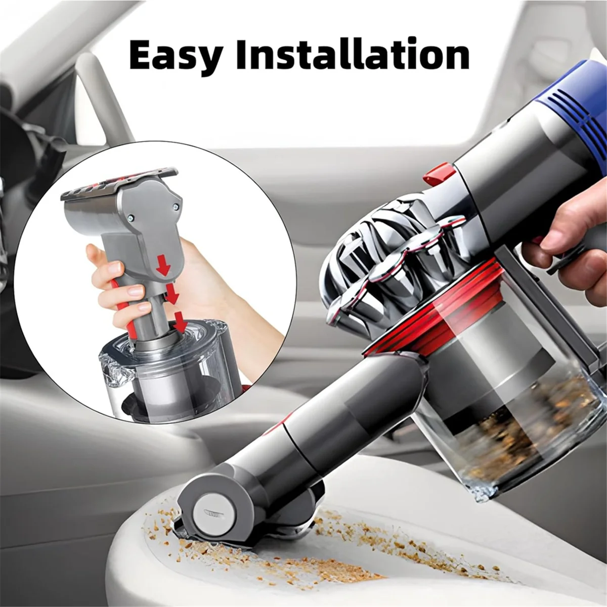 Мини турбощетка для пылесосов Dyson V7 V8 V10 V11 V15 беспроводные пылесосы турбинная