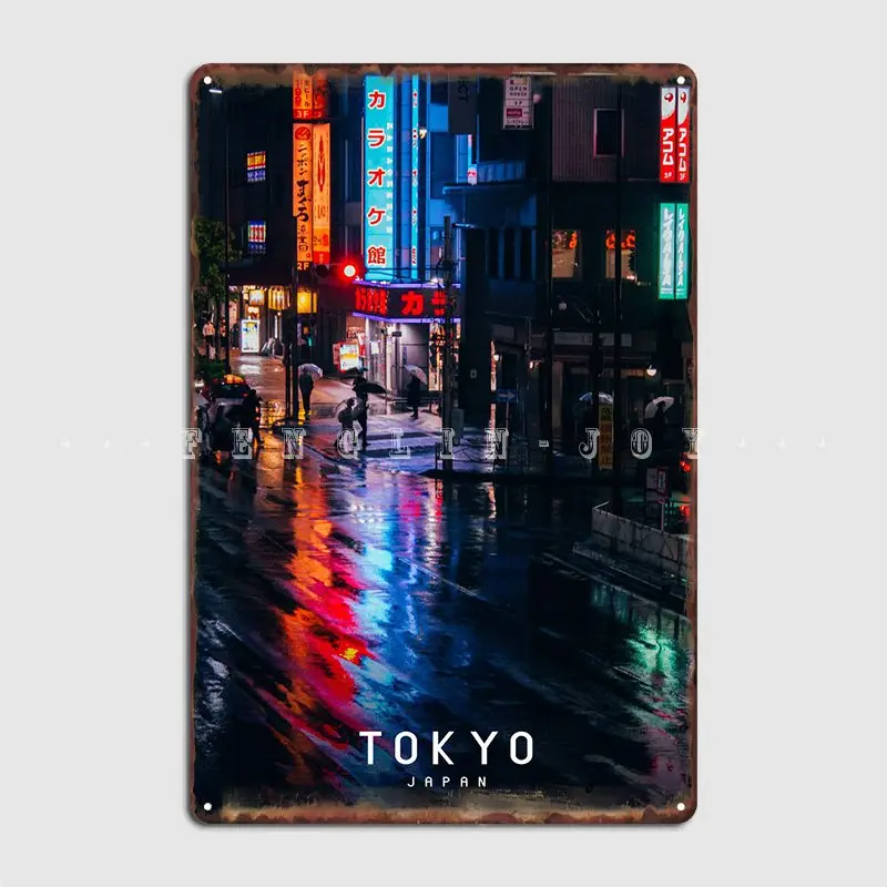 

Tokyo Metal Sign Wall Pub Club Bar Personalized Plaques Tin Sign Posters