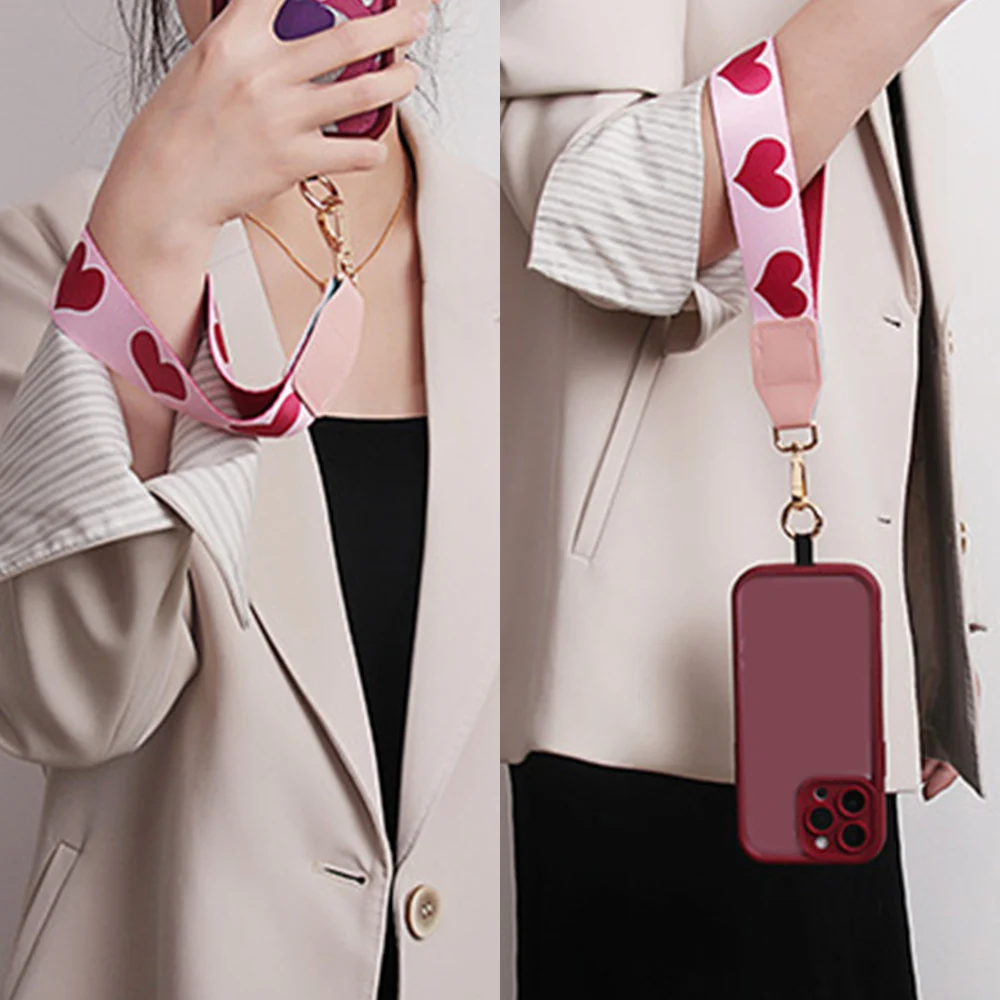 Модный регулируемый длинный ремешок через плечо унисекс для сотового телефона