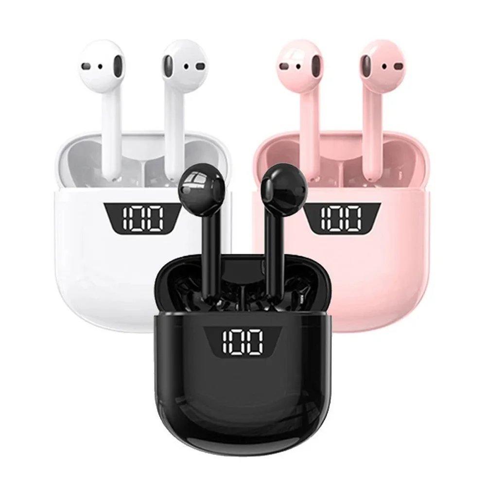 

New B55 TWS Wireless Bluetooth 5.0 Headset Stereo Smart Noise Cancelling Earbuds IPX7 Waterproof Sports earbuds LED Display J55