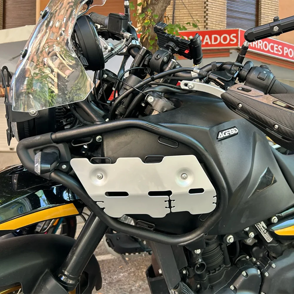 Фото Для Royal Enfield Himalayan 450 новые аксессуары для мотоциклов, алюминиевая боковая защита, защитный кожух для Himalayan 450 2024- №3