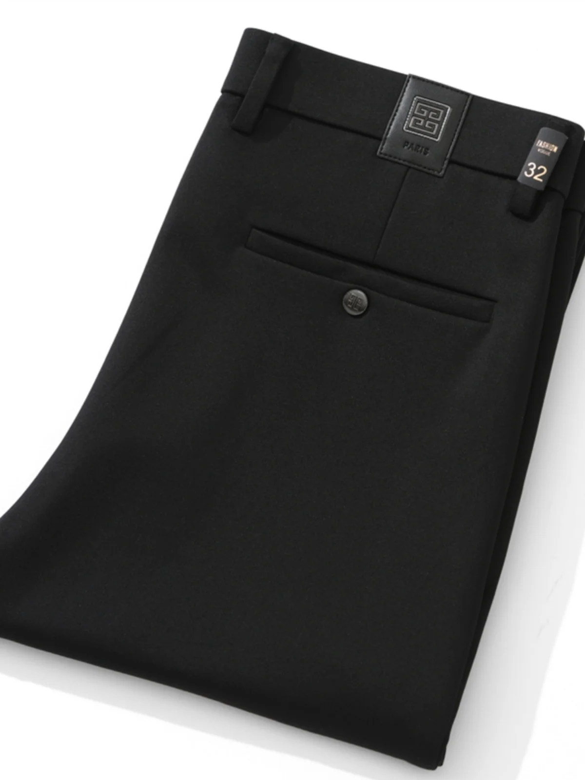 Осенне-зимняя одежда из плотного материала эластичные черные простые элитные