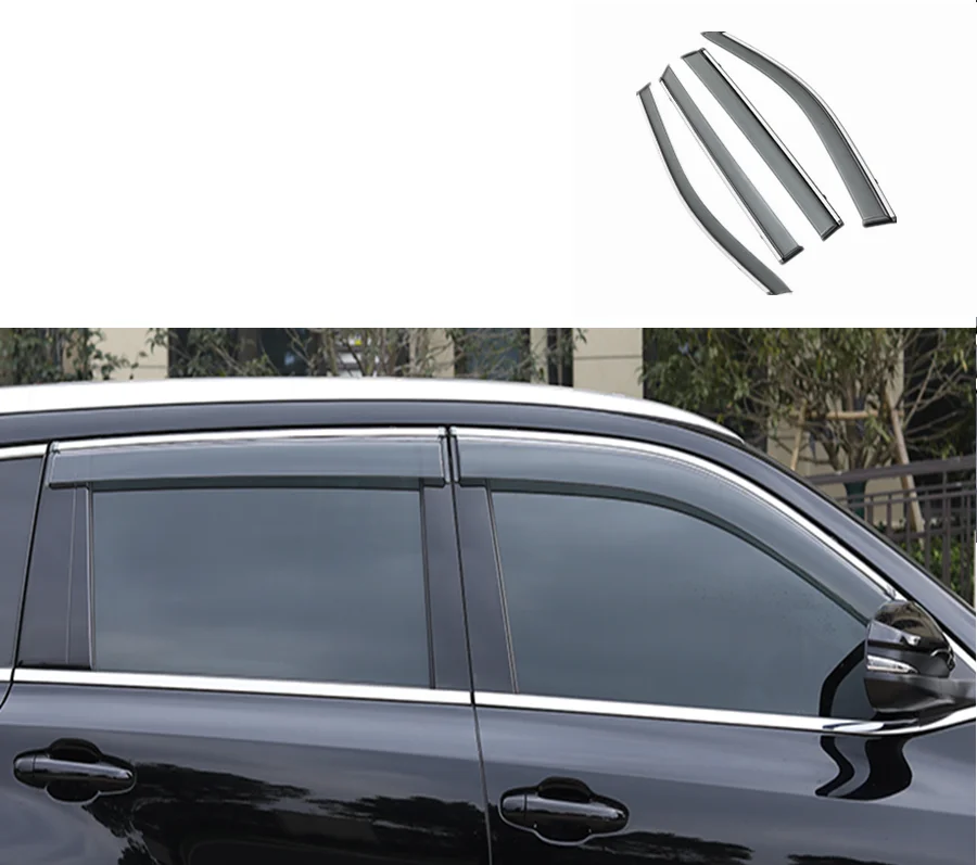 4 шт. автомобильные дефлекторы для окон Tiguan MK2 2017-2018