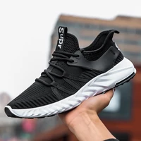 2022 new outdoor man running for men jogging walking sports shoes male high quality lace up athietic breathable casual sneakers