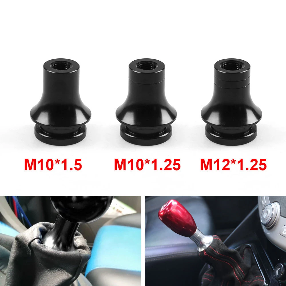 

Universal M12X1.25 M10X1.5 M10X1.25 Thread Shift Knob Boot Retainer Adapter Manual Gear Shifter For Honda For Toyota for Nissan