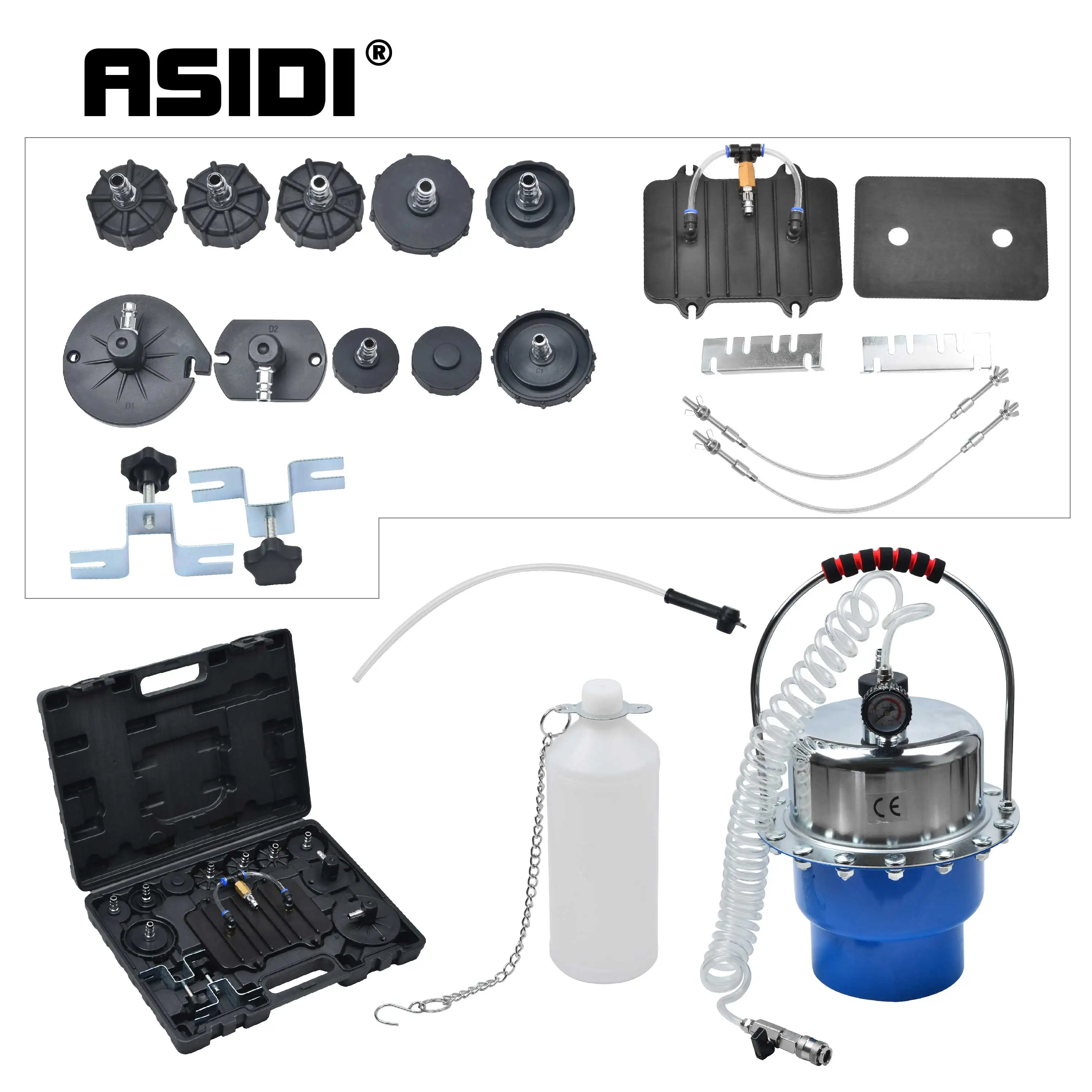 

Комплект пневматических тормозов ASIDI, портативные системы сцепления, инструмент для ремонта клапанов