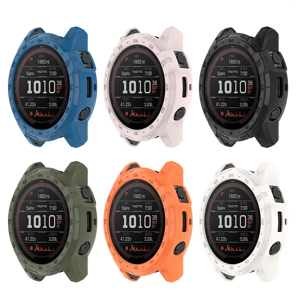 

TPU чехол Чехол для Garmin Tactix7 OLED Smart Watch Armor Frame Shell Parts
