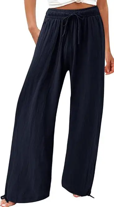 Рисунок 6 - Брюки на шнуровке из хлопка и льна