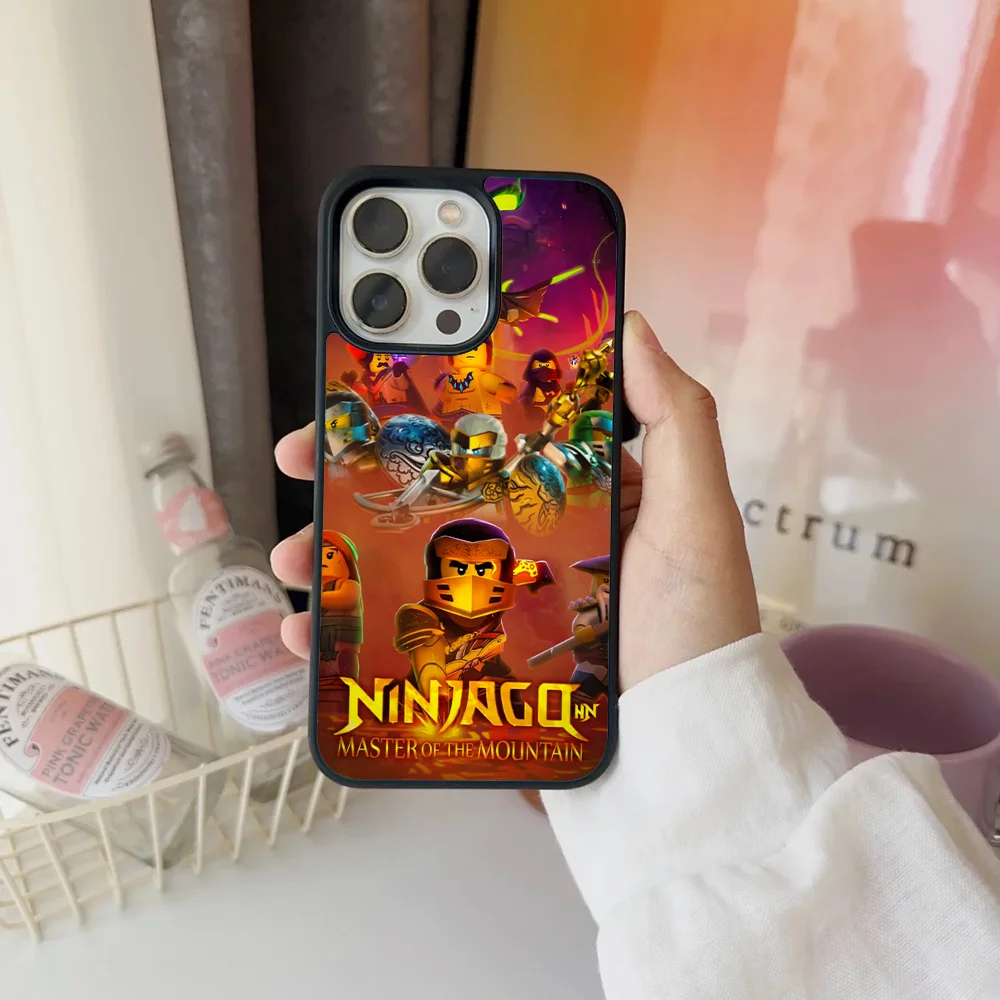 Чехол для телефона Funny-N-Ninjago IPhone 11 12 13 14 15 16 Plus Pro Max зеркальный акриловый чехол из