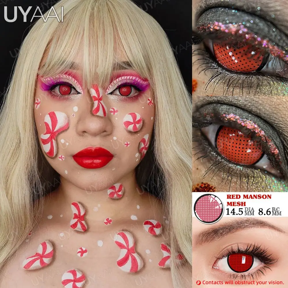 COLORCON Red Party 1 пара модные контактные линзы для макияжа и красоты мягкие ежегодные