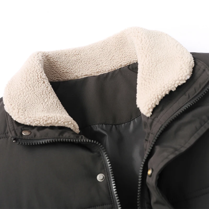 VARSANOL Winter Thick Parka Jacket Men 2022 Casual Fur Collar Warm Men's Jacket Big Pocket Jackets Coats Plus Size Homme Clothes