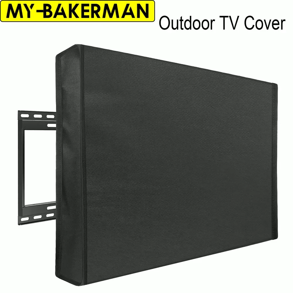 

Outdoor TV cover Screen Dustproof Waterproof Cover Set Cover High Quality Oxford Black Television Case TV 22'' To 70'' Inch