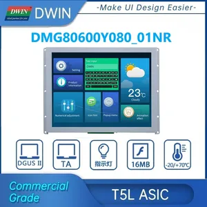 DWIN 8 Inch 800x600 TFT LCD Resistive Display Module TTL/RS232 Serial UART Touch Screen For Arduino STM32 DMG80600Y080_01NR