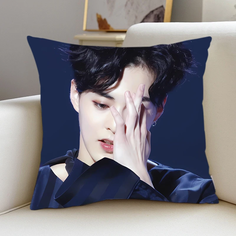 KPOP XIUMIN EXO Квадратная Наволочка-домашний Декор Автомобильный Офис Dackimakura Стиль