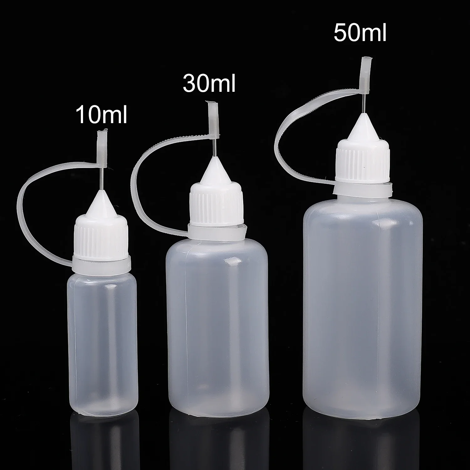 

Пластиковые бутылочки-капельницы 5-50 шт.