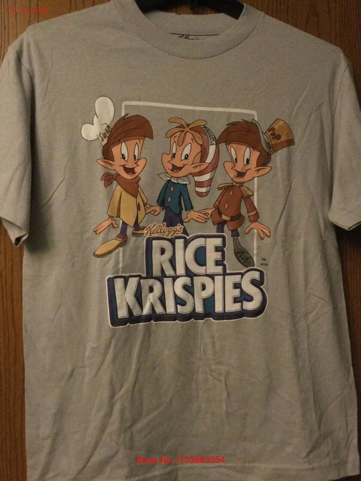 Kellogg's Rice Krispies - 2011 серая рубашка-M-Kellogg's