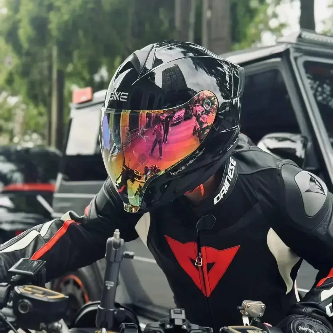 New Motorcycle Helmet Double Lens Full Face Long Color Cascos Para Moto Racing Off-Road Casco Motocross Capacete DOT