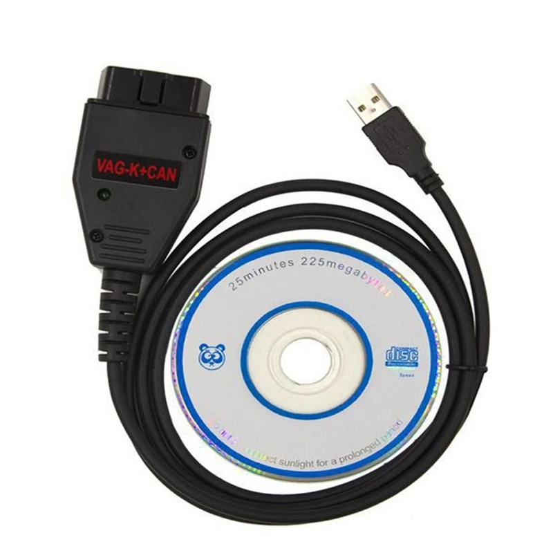 

NEW-Car Diagnostic Tool VAG K+CAN BYOBDII Diagnostic Scanner 1.4 Software Version For- - Skoda Seat