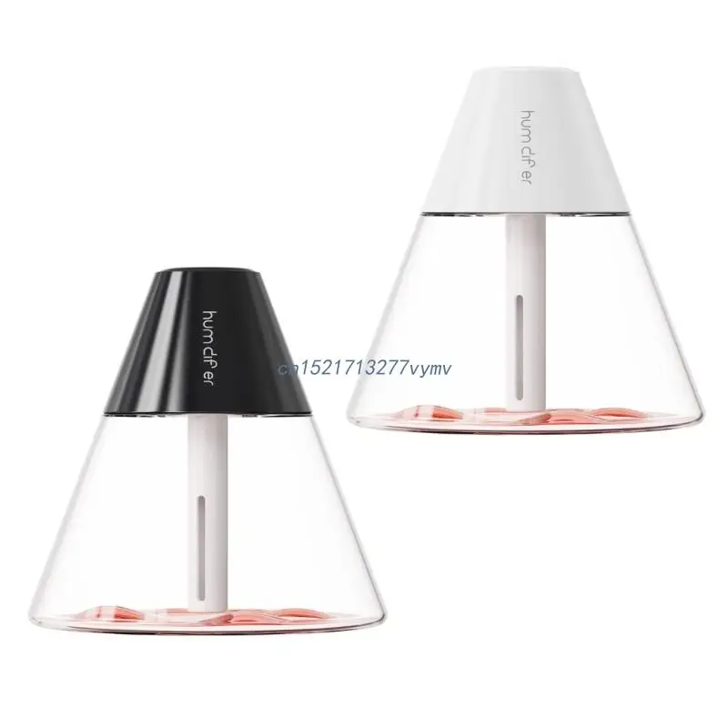 

260ML Volcano Air Humidifier USB Powered Machine Diffuser PP/ABS Material for Bedroom Use