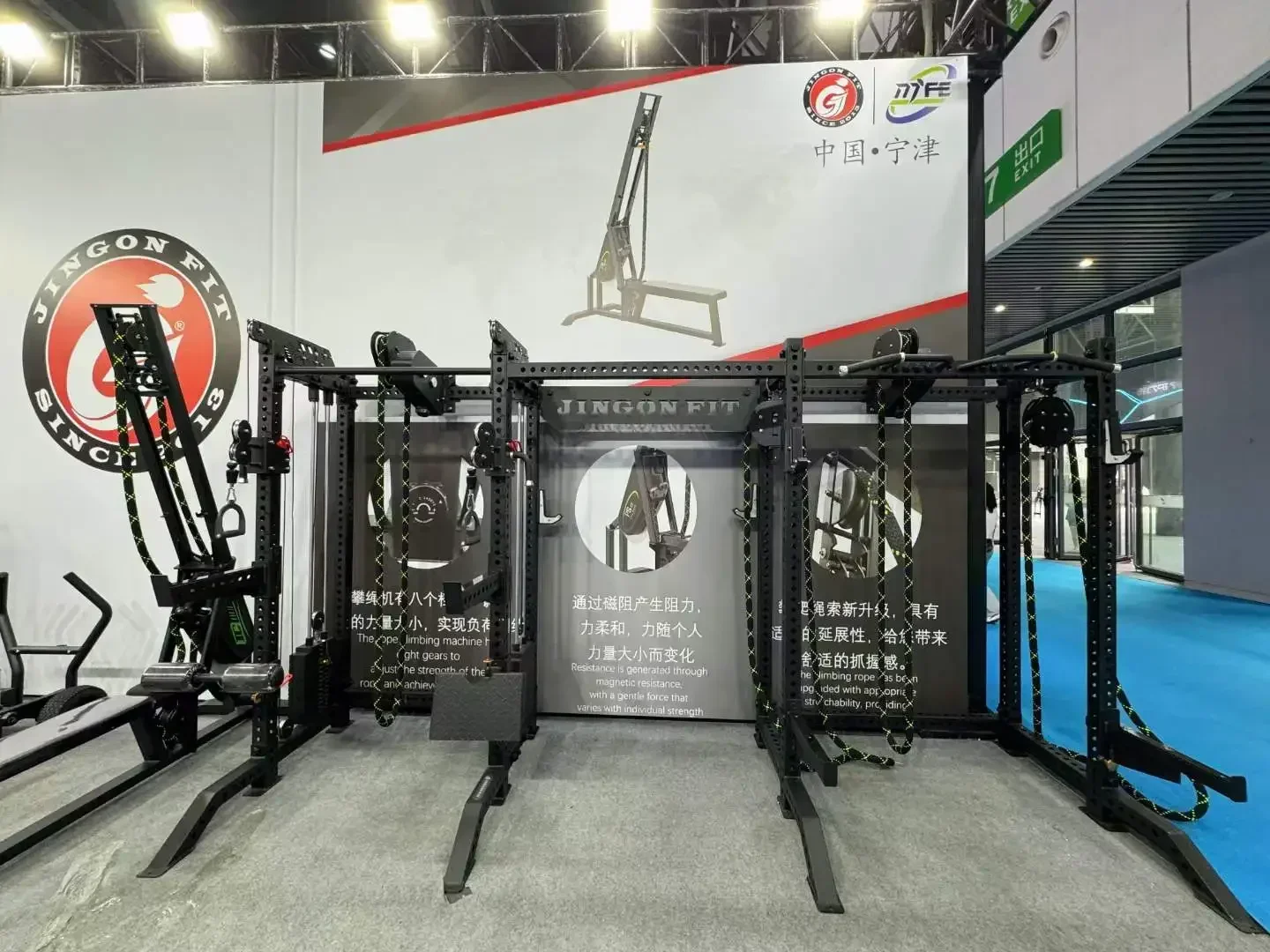 Лучшие дешевые вращающиеся тренажеры для тяги веревки Машины PS05 Jingon Fitness