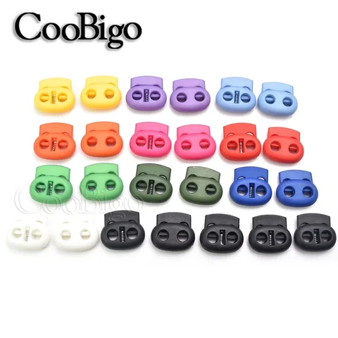 Стопоры для шнурков CooBigo, пластик, 12 шт.