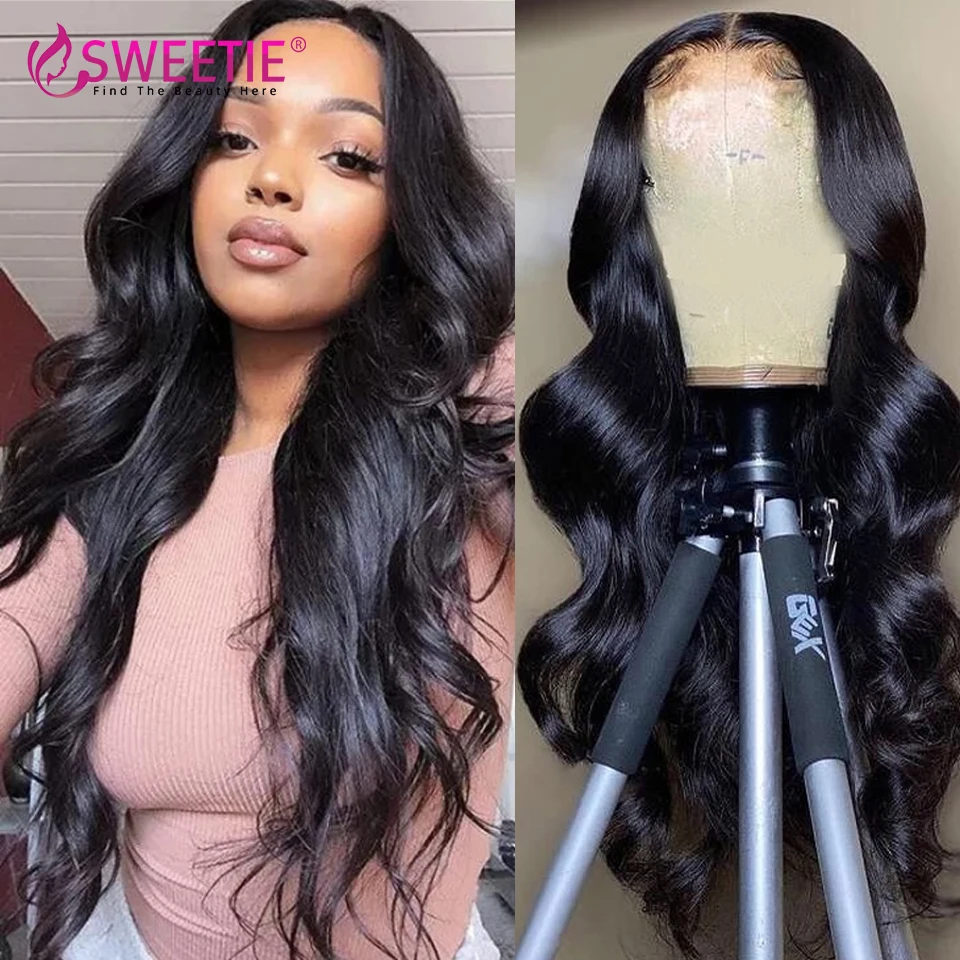 

13x4 Lace Front Human Hair Wigs Brazilian Body Wave Lace Front Wig 32 Inch HD Lace Frontal Wigs For Human Hair 4x4 Closure Wig