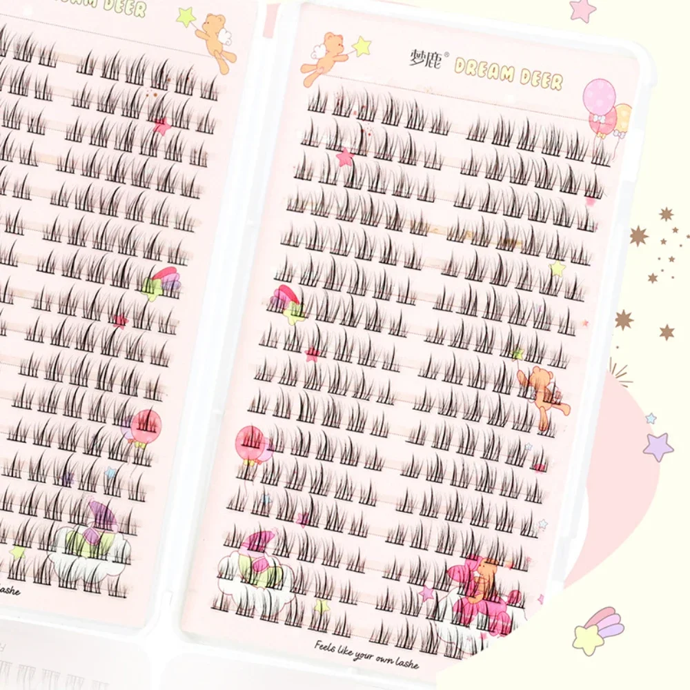 Большой объем ресниц книжка наращивание личные ресницы Солнечный свет Накладные