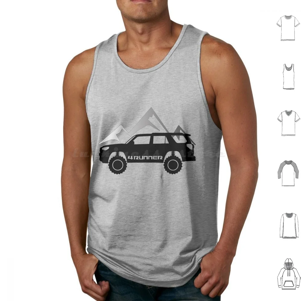 

4runner Mountains 5th Generation 4th 3rd Decal Sticker 4 Runner Sr5 Trail Trd Pro Limited Premium Sticker Cotton Men