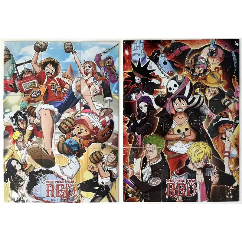 

Anime ONE PIECE Rare Puzzles Refractive Flash Cards Luffy Roronoa Zoro Sanji Toys for boys Collectible Cards Birthday Gifts