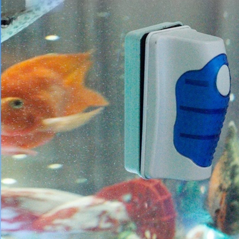 

Сверхмагнитная щетка для очистки аквариума, скребок для стекол, плавающий очиститель аквариума