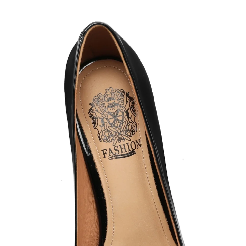 Туфли-лодочки женские из натуральной кожи с острым носком на тонком высоком