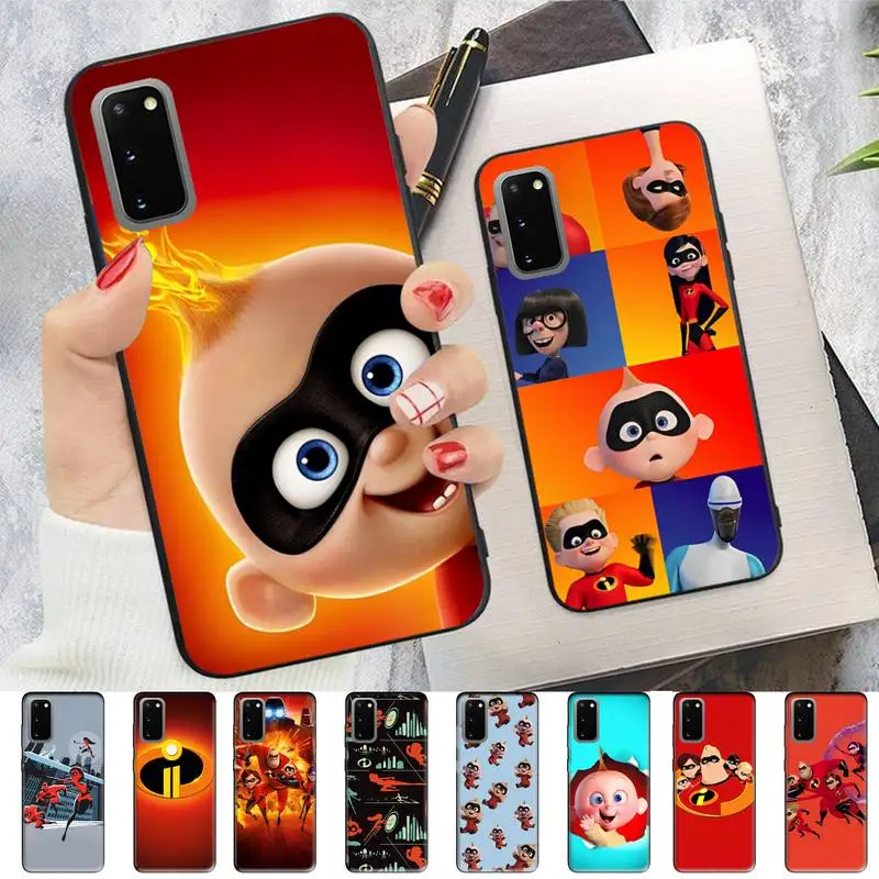 

Disney The Incredibles Phone Case for Samsung S10 21 20 9 8 plus lite S20 UlTRA 7edge