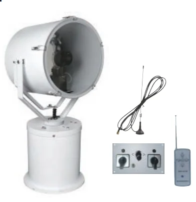 Фото TG28-A 2000 Вт IP56 Морской беспроводной пульт дистанционного управления Search Light Spot Light №1