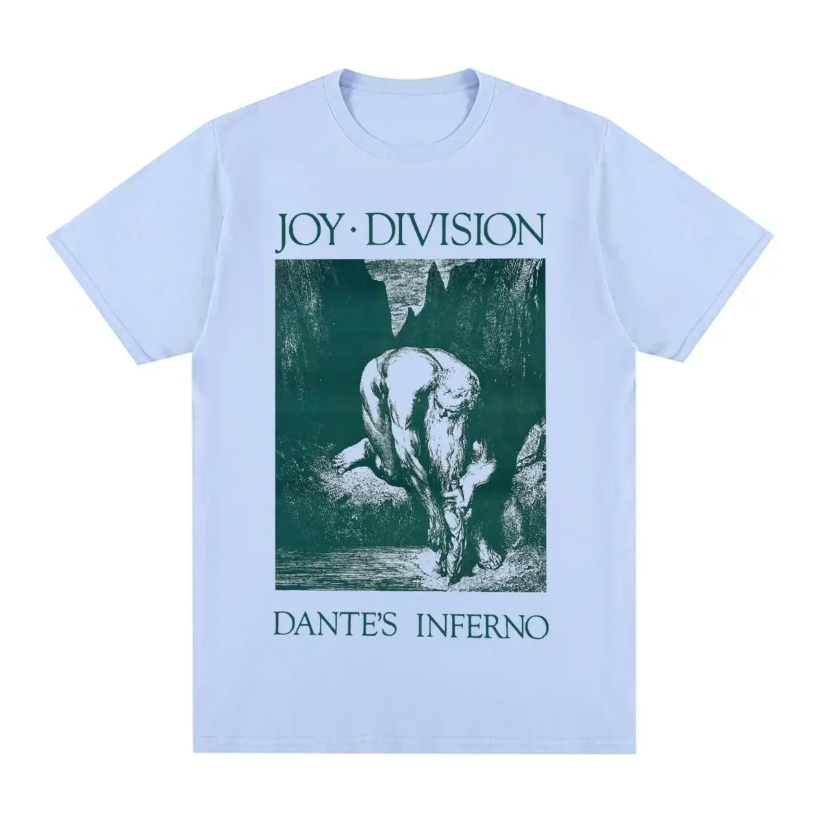 Футболка мужская в стиле панк с надписью Unknown pleasures хлопковая тенниска британском