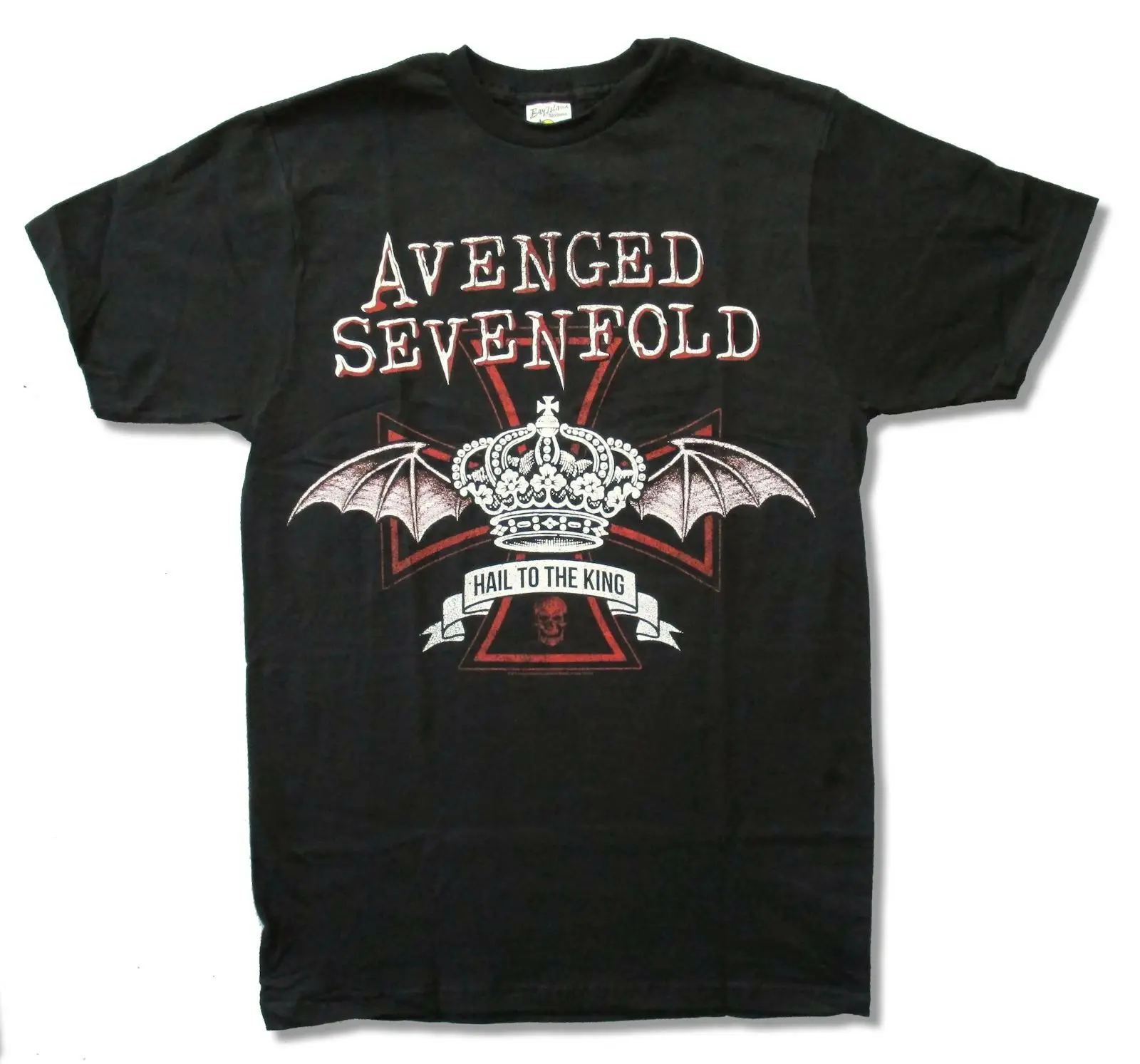 

Avenged Sevenfold Crown Hail To The King Black T Shirt New Band Merch
